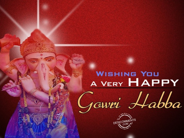 Great wishes on Gowri Habba