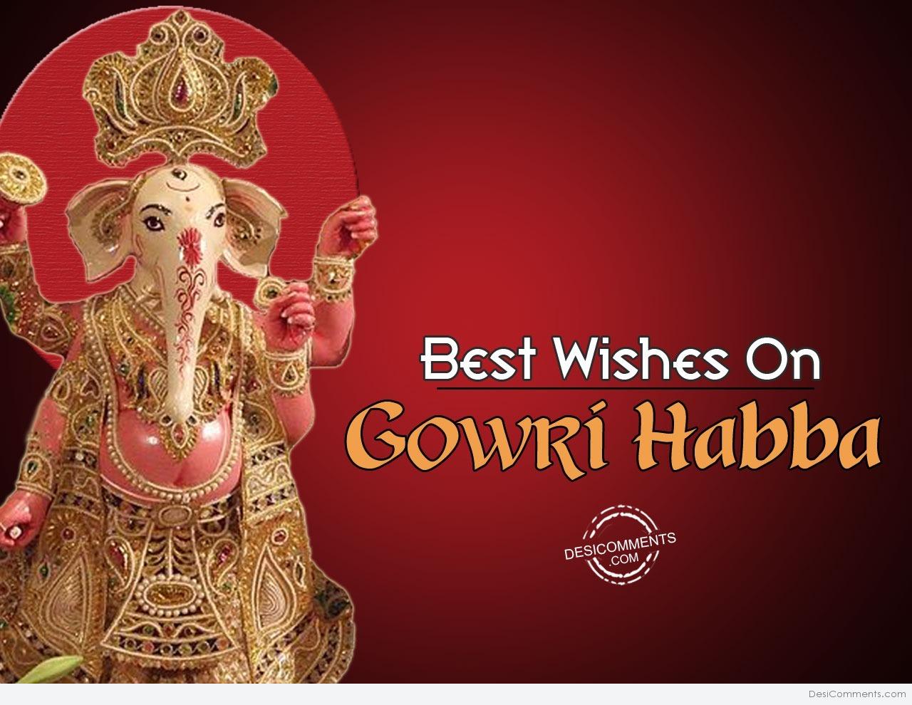 Wishing happy Gowri Habba - DesiComments.com