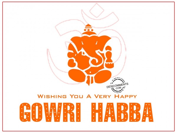 Wishing you a very happy Gowri Habba