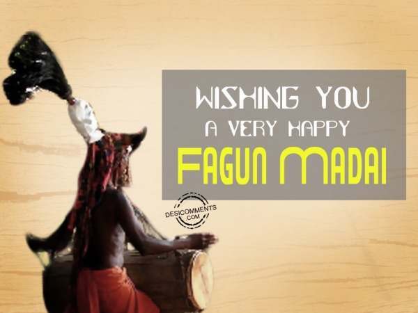 Wishing You A  Happy  Fagun Madai
