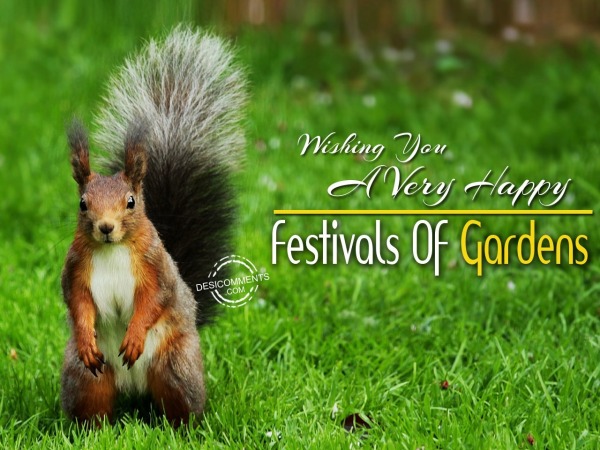 Wishing you A Very Happy Festivals Of Gardens