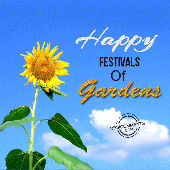 Great Wishes On Festivals Of Gardens