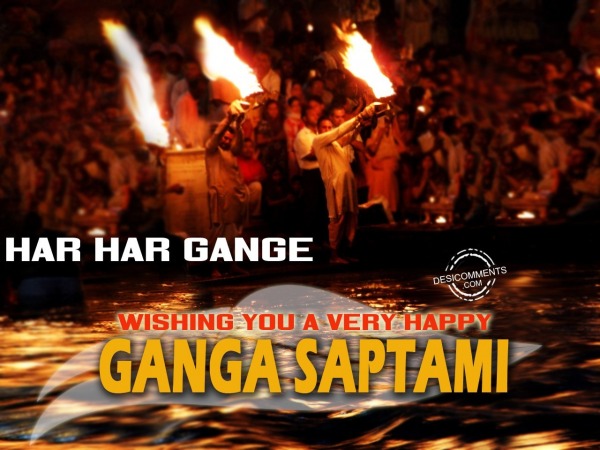 Wishing You Happy Ganga Saptami