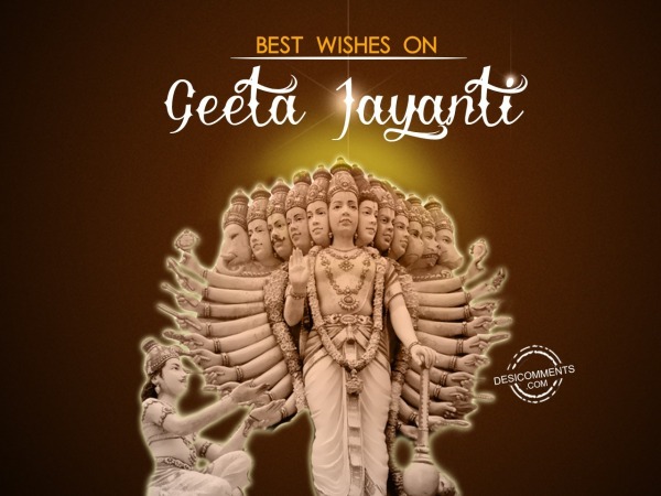 Best Wishes On Geeta Jayanti
