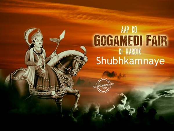 Best wishes on Gogamedi Fair