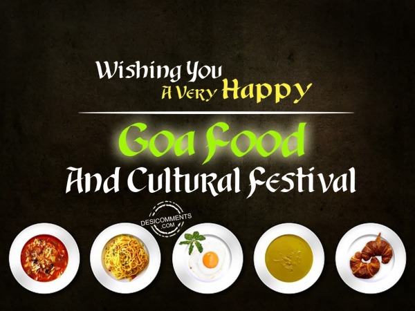 Wishing You Happy Goa Food And Cultural Festival