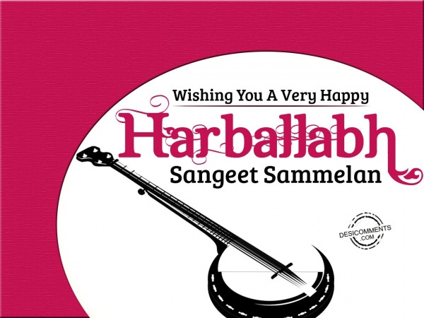 Great wishes on harballabh sangeet sammelan