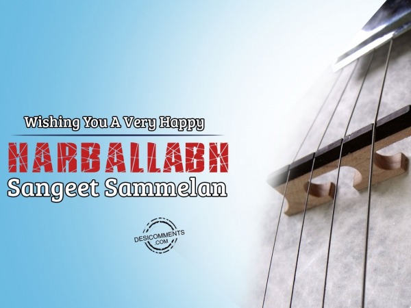 Wishing you a happy harballabh sangeet sammelan