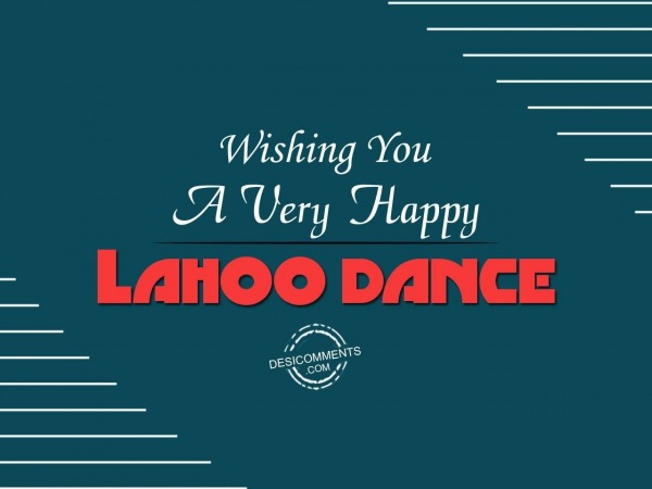 Great wishes on  Lahoo Dance Festival