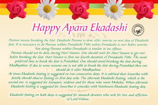 Apara Ekadashi Detail