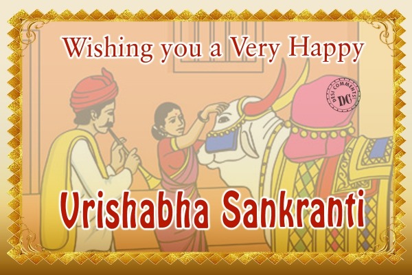 Wishing You Happy Vrishabha Sakranti