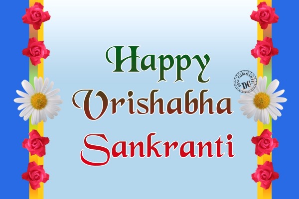 Happy Vrishabha Sakranti