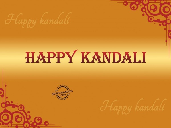 Wishing happy Kandali