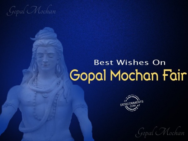 Best wishes on Gopal Mochan Fair