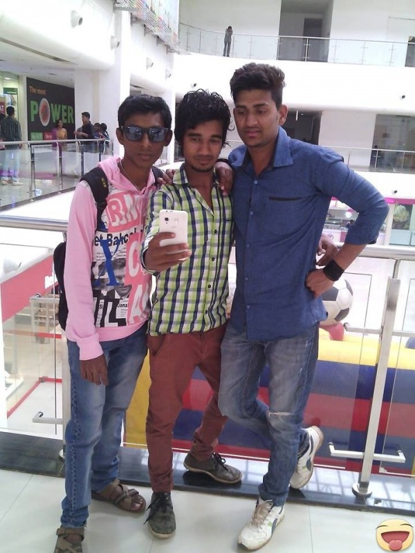 Krishna Sagar With His Friends