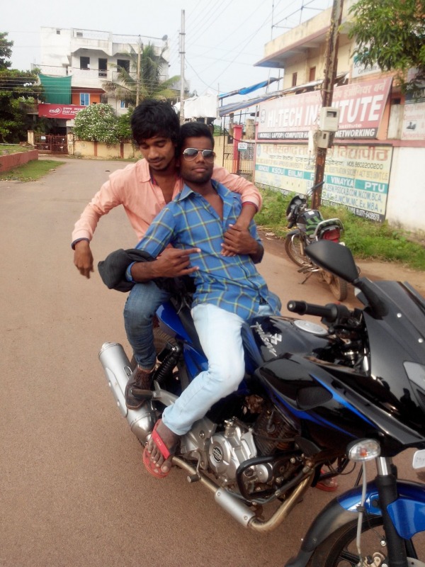 Krishna Sagar With His Friend