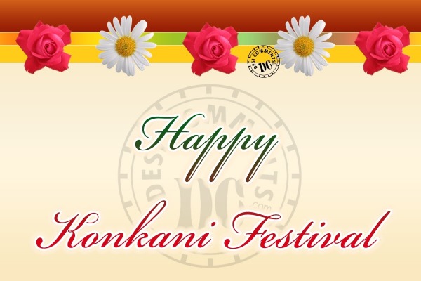 Konkani Wishes With Flowers