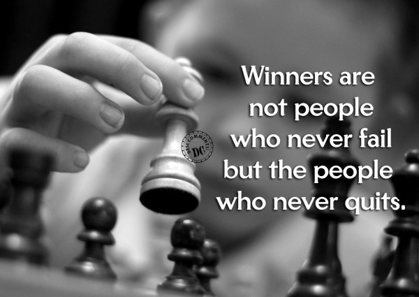 Winners are not people
