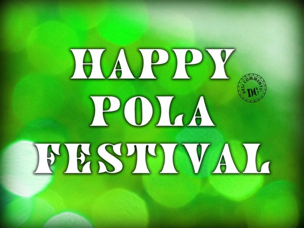 Happy Pola Festival Photo