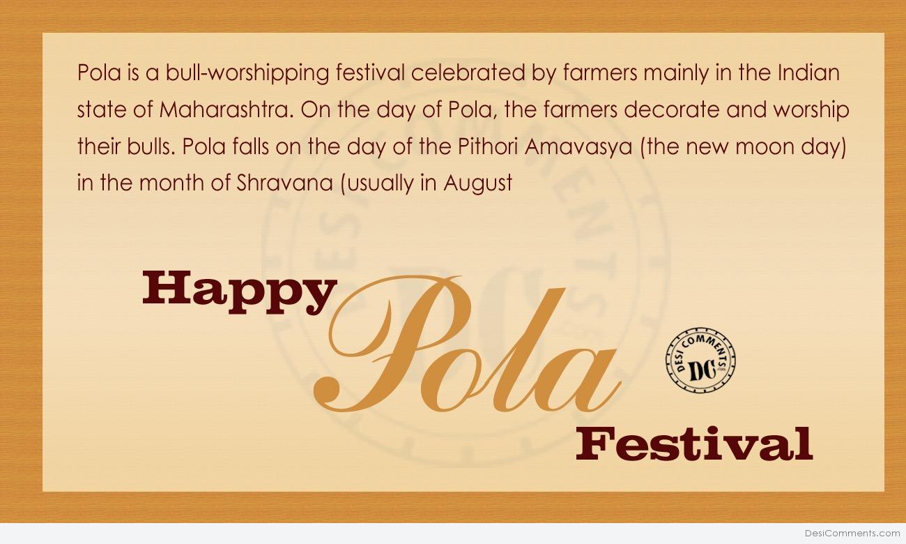 Happy Pola Festival Picture - DesiComments.com