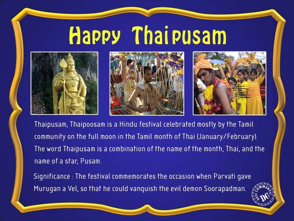 Thaipusam Details