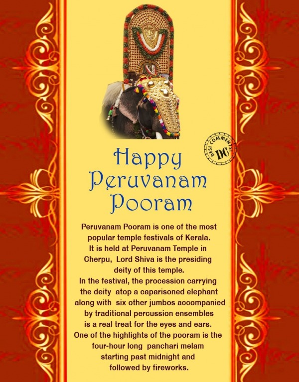 Peruvanam Pooram Detail