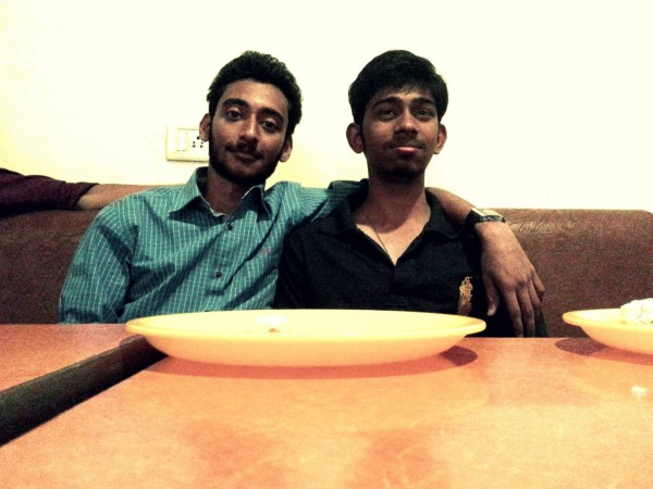 Kushwardhan With His Friend