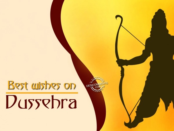 Best wishes on Dussehra