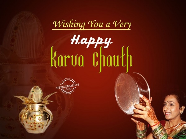 Wishing you a very happy Karva chauth