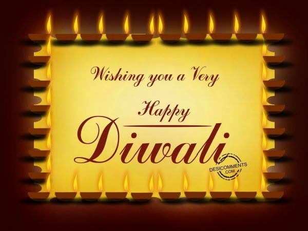 Wishing you a very happy Diwali