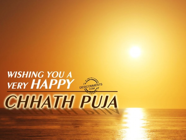 Wishing you Happy Chhath Puja