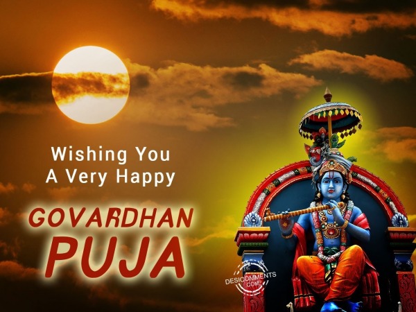 Wishing you a very happy Govardhan puja