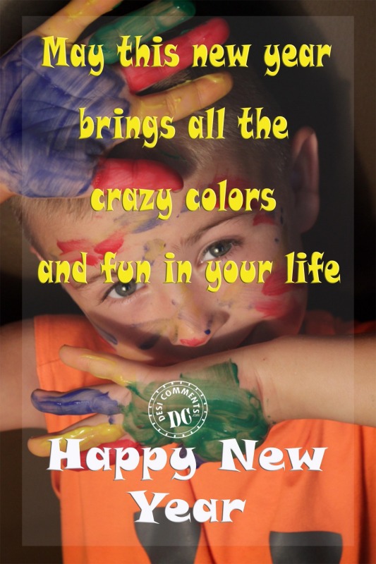 Colorful Happy New Year