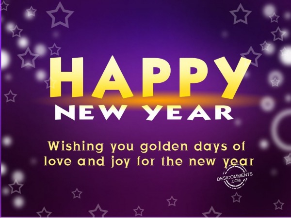 Wishing you golden days of love