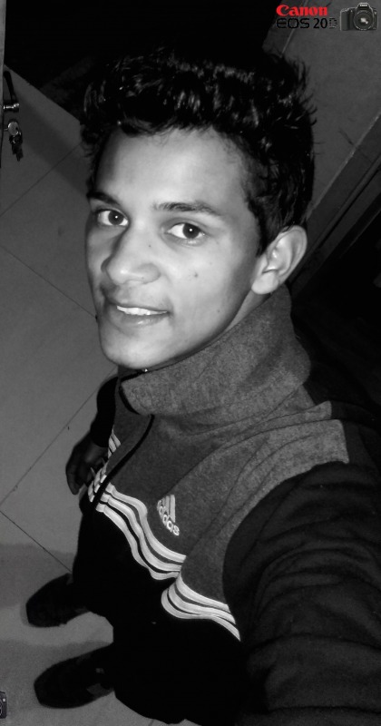 Atish Gill Black And White Pic