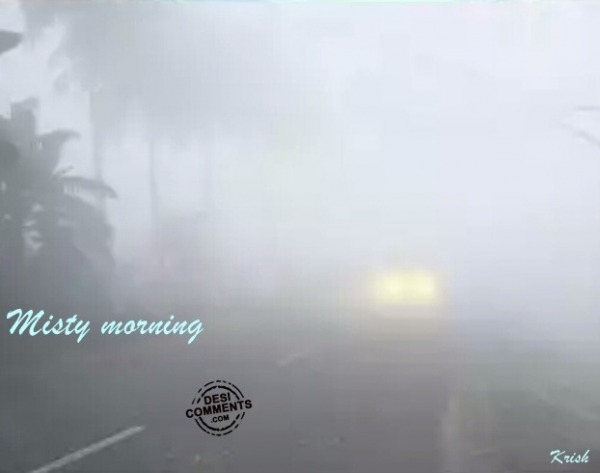 Misty morning