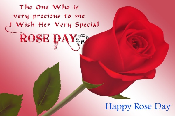 I Wish Her Very Special Rose Day