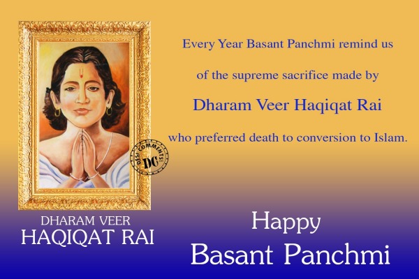 Every Year Basant Panchmi