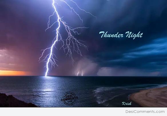 Thunder night - DesiComments.com