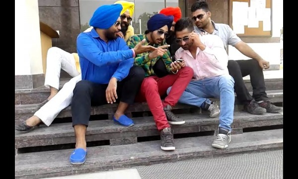 Jr Singh With His Friends