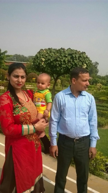 Ragini With Her Family