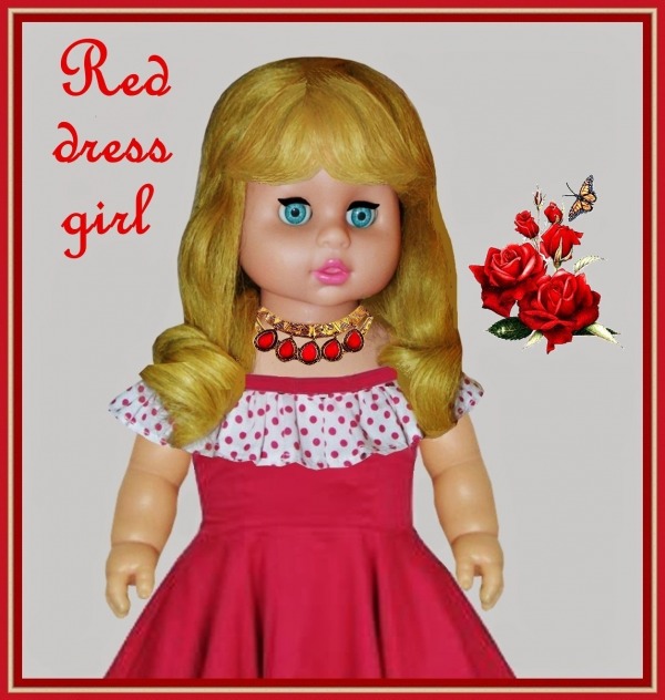 Doll In Red Dress