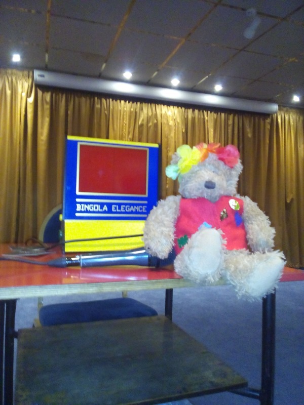 Edward the bingo bear