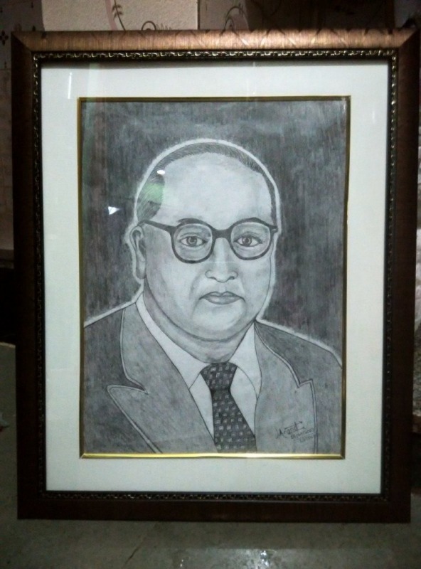 B. R. Ambedkar Pencil Sketch
