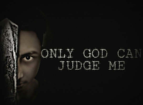 God can judge me