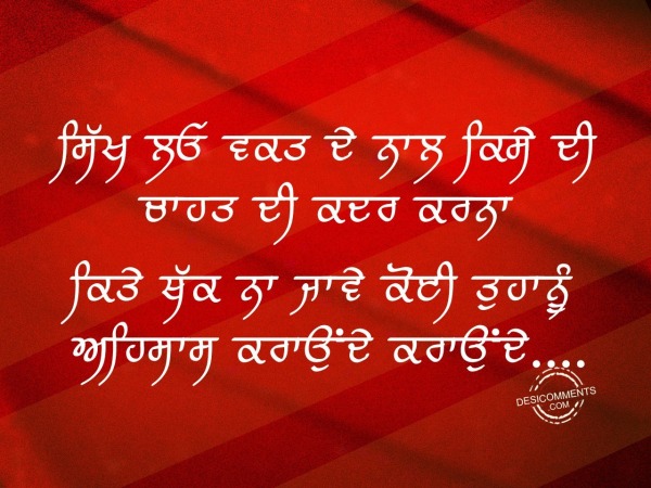 Sikh lao vaqt de nal