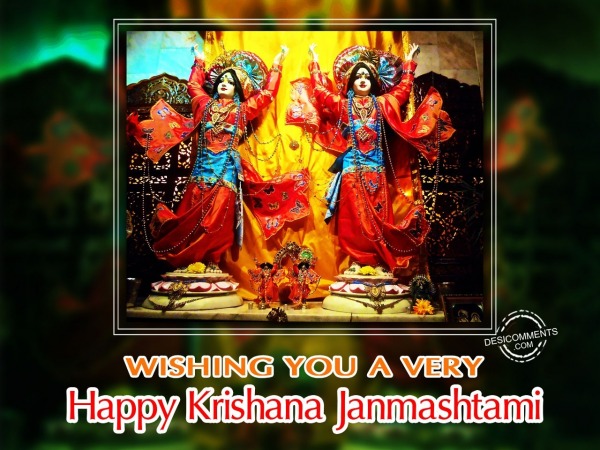 Wishing you a very Happy Janmashtami