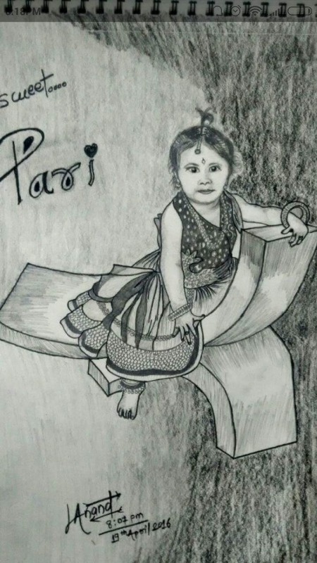 Beautiful Painting Of Pari