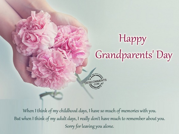 I have so much of memories with you – Happy Grandparents Day