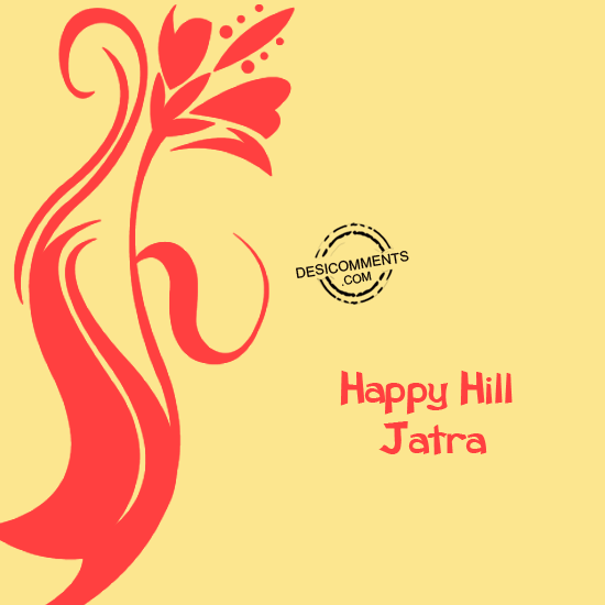 Glitter Image Of Happy Hill Jatra